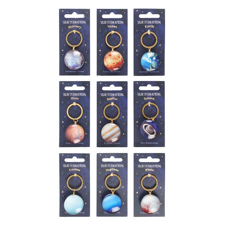 Solar System Planet Keyrings