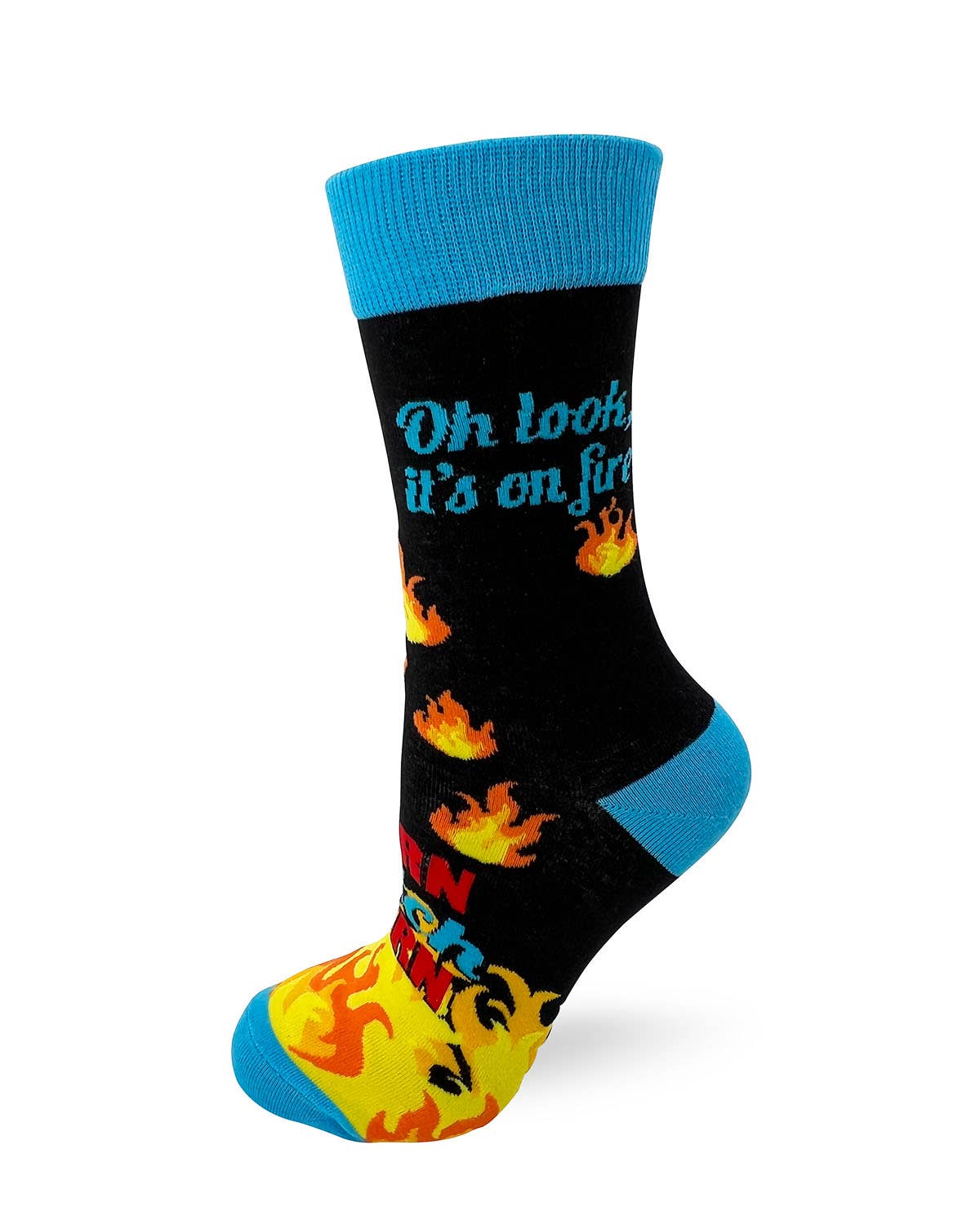 "My Last F**k. Oh Look, it's on Fire" Ladies' Socks