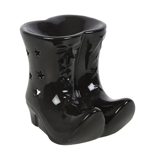 Black Witch Boots Halloween Oil Burner