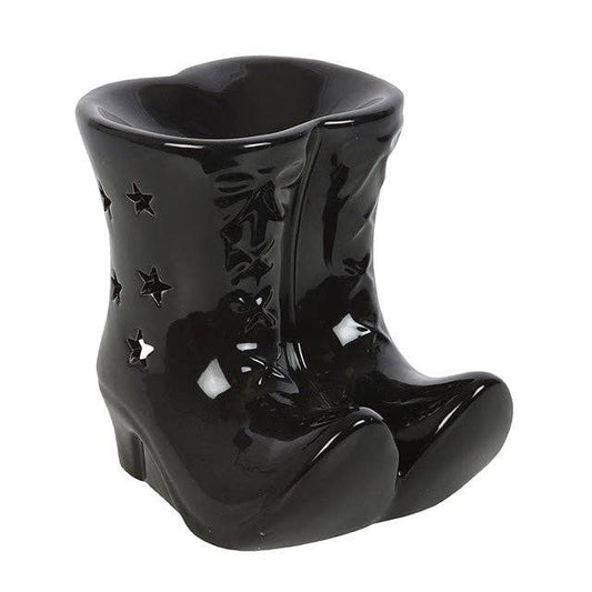 Black Witch Boots Halloween Oil Burner