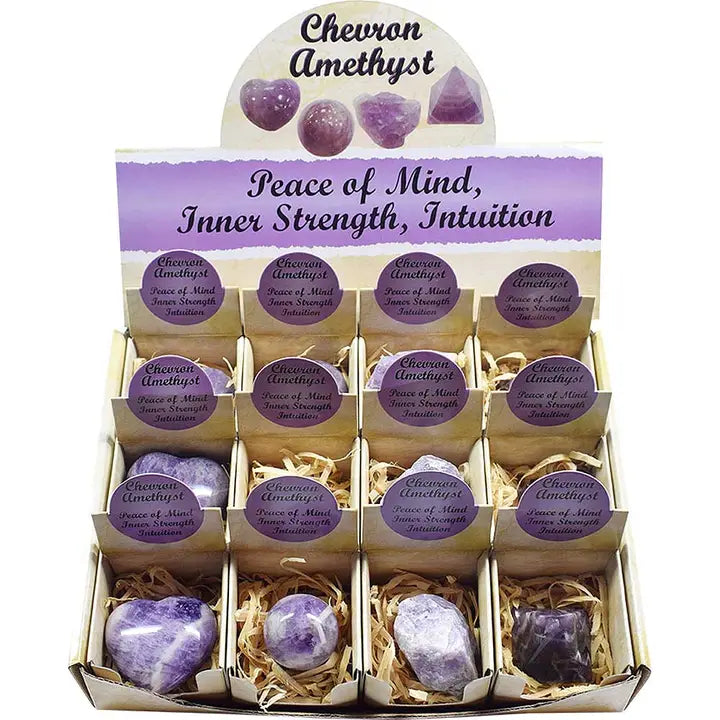 Chevron Amethyst - Peace of Mind, Inner Strength, Intuition
