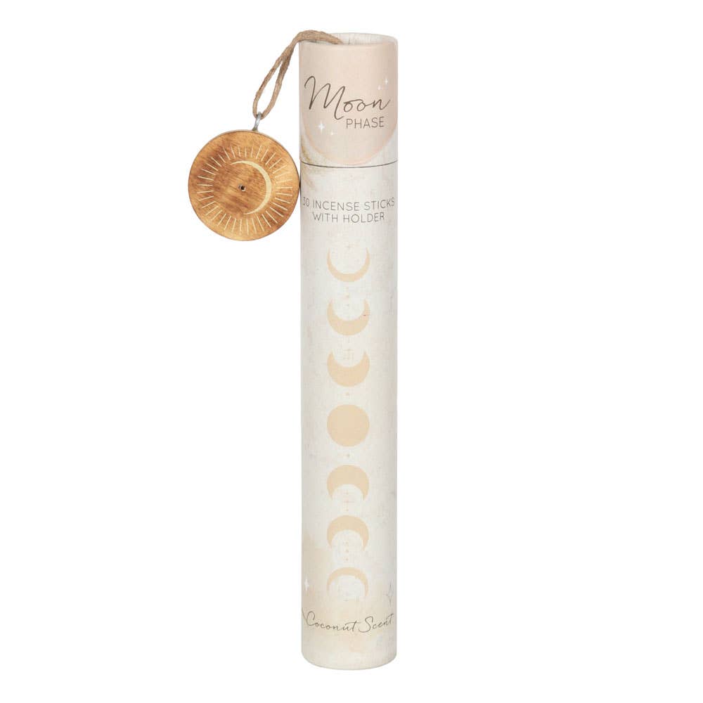 Moon Phase Coconut Incense Sticks