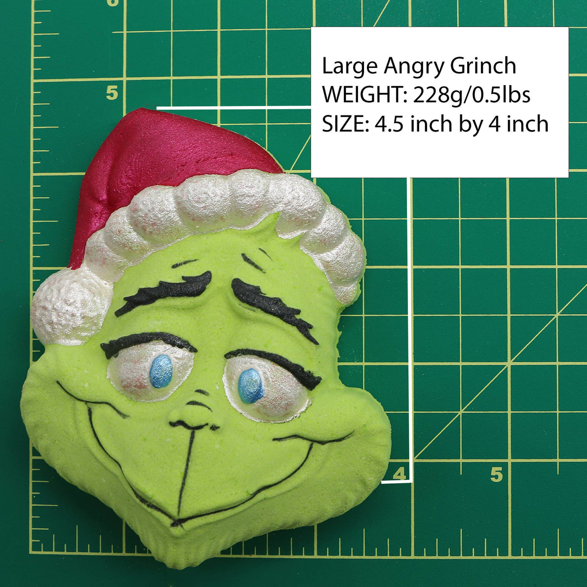 Christmas Grinning Grump Bath Bomb: Small
