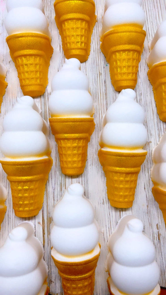 Ice Cream Cone Bath Bomb