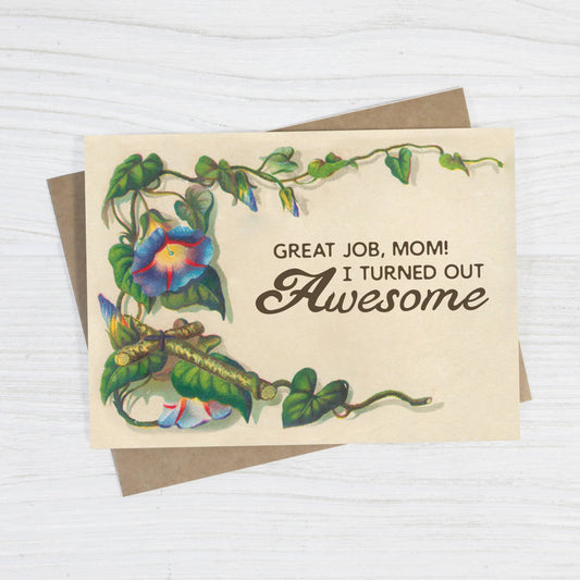 Great Job, Mom! Funny Mother's Day Card