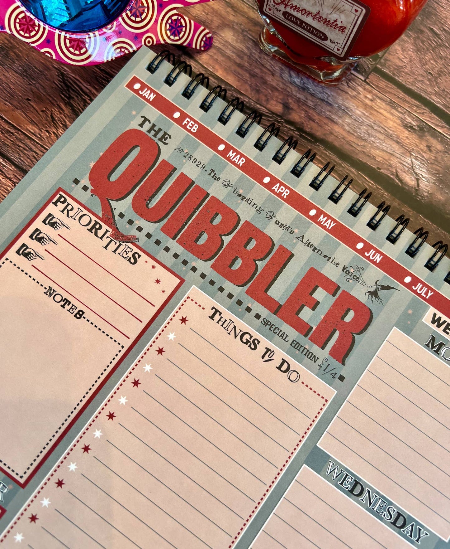 Harry Potter The Quibbler Undated Weekly Planning Pad (8x10)
