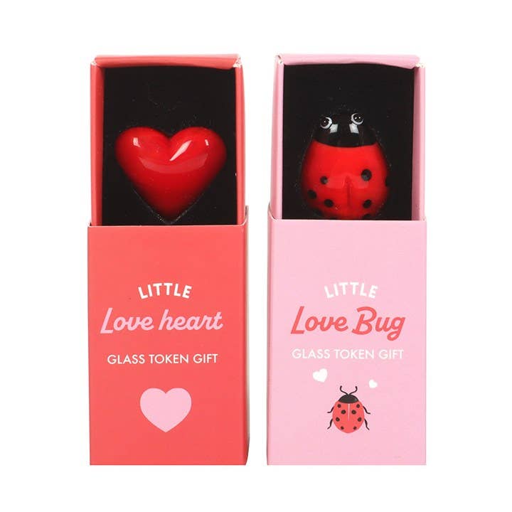 Glass Love Bug Tokens