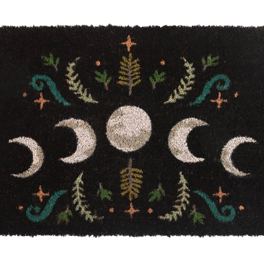 Dark Forest Moon Phase Doormat