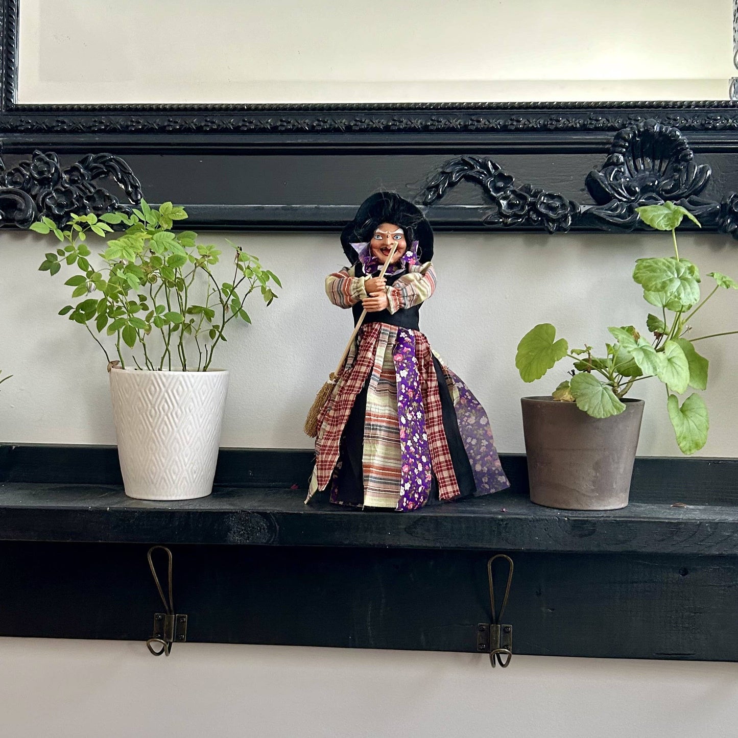 Kitchen Witch Doll Freya - Purple