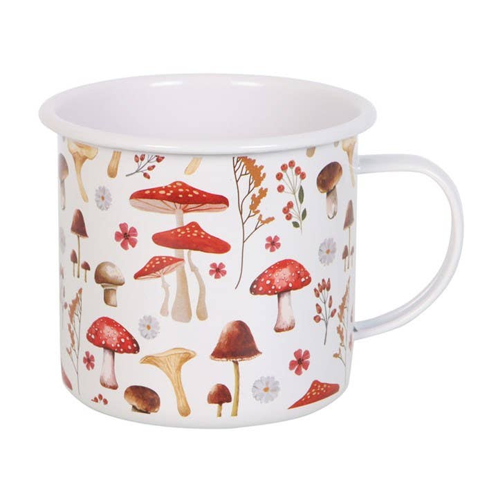 Mushroom Enamel Mug