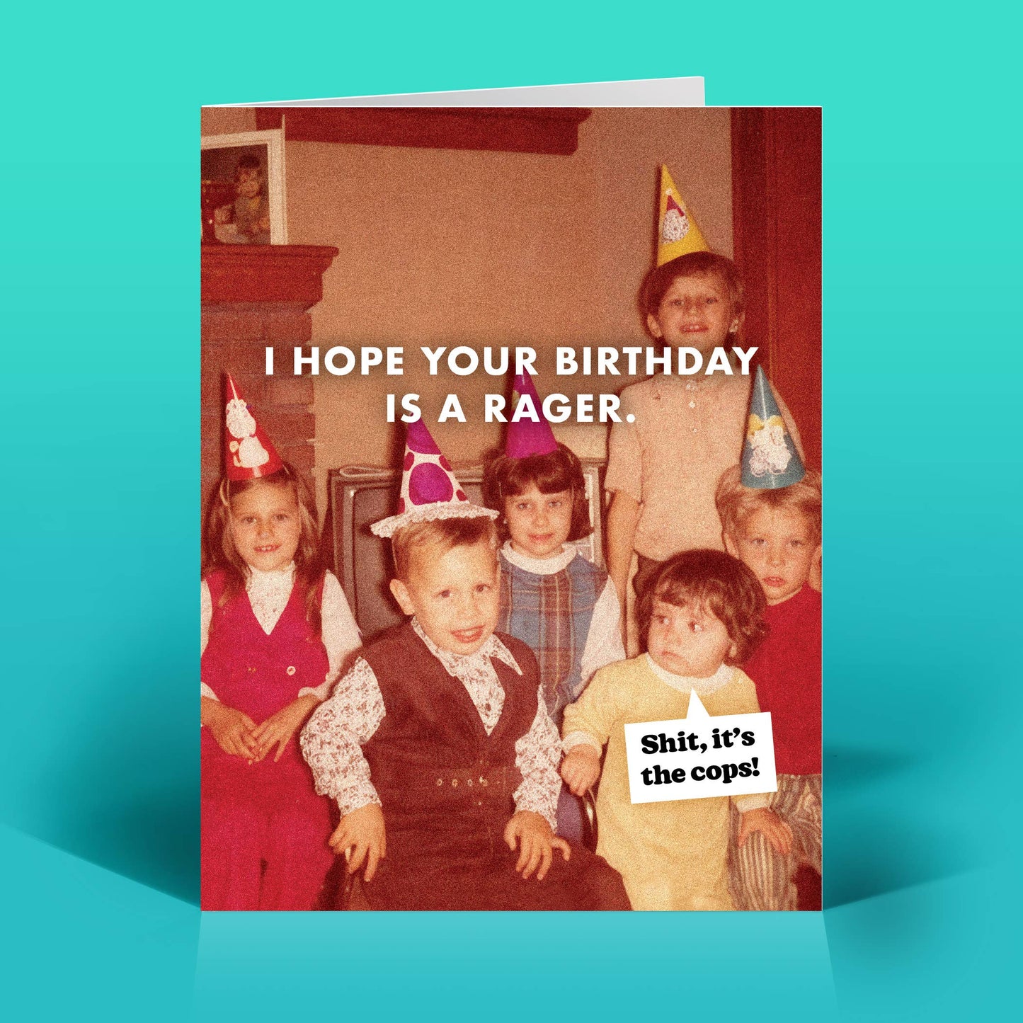 RAGER BIRTHDAY – Retro Quirky Humor Funny Birthday Card