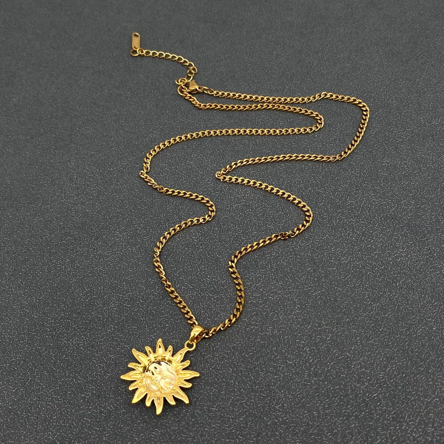 Sun Gold Plated Necklace