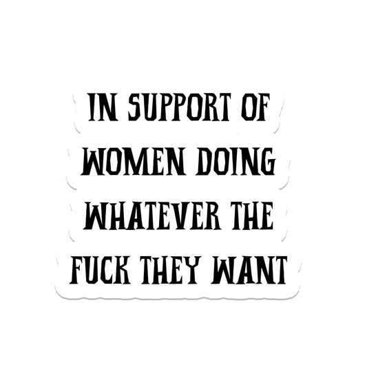 In Support Of... | Empower | Waterproof Sticker | 2.5"