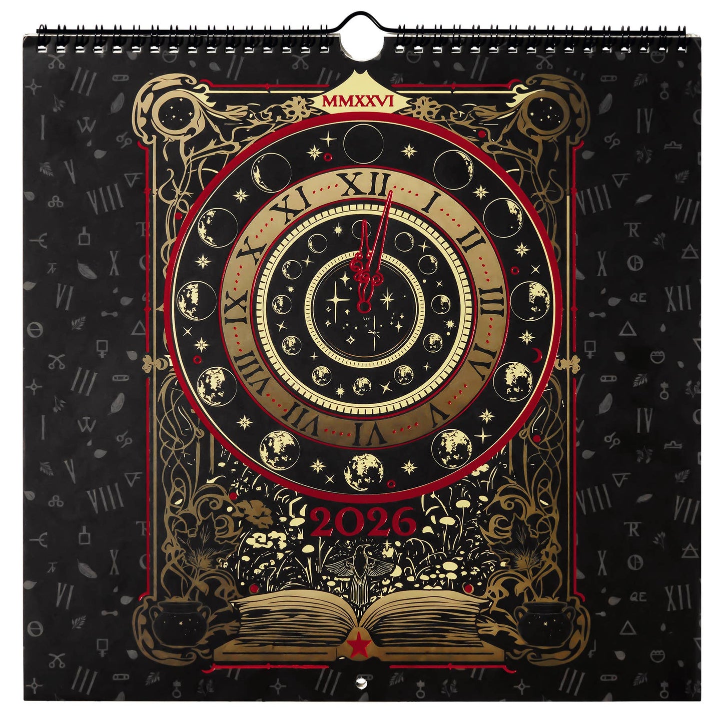 Waiting for the Night 2026 Spiral Wall Calendar