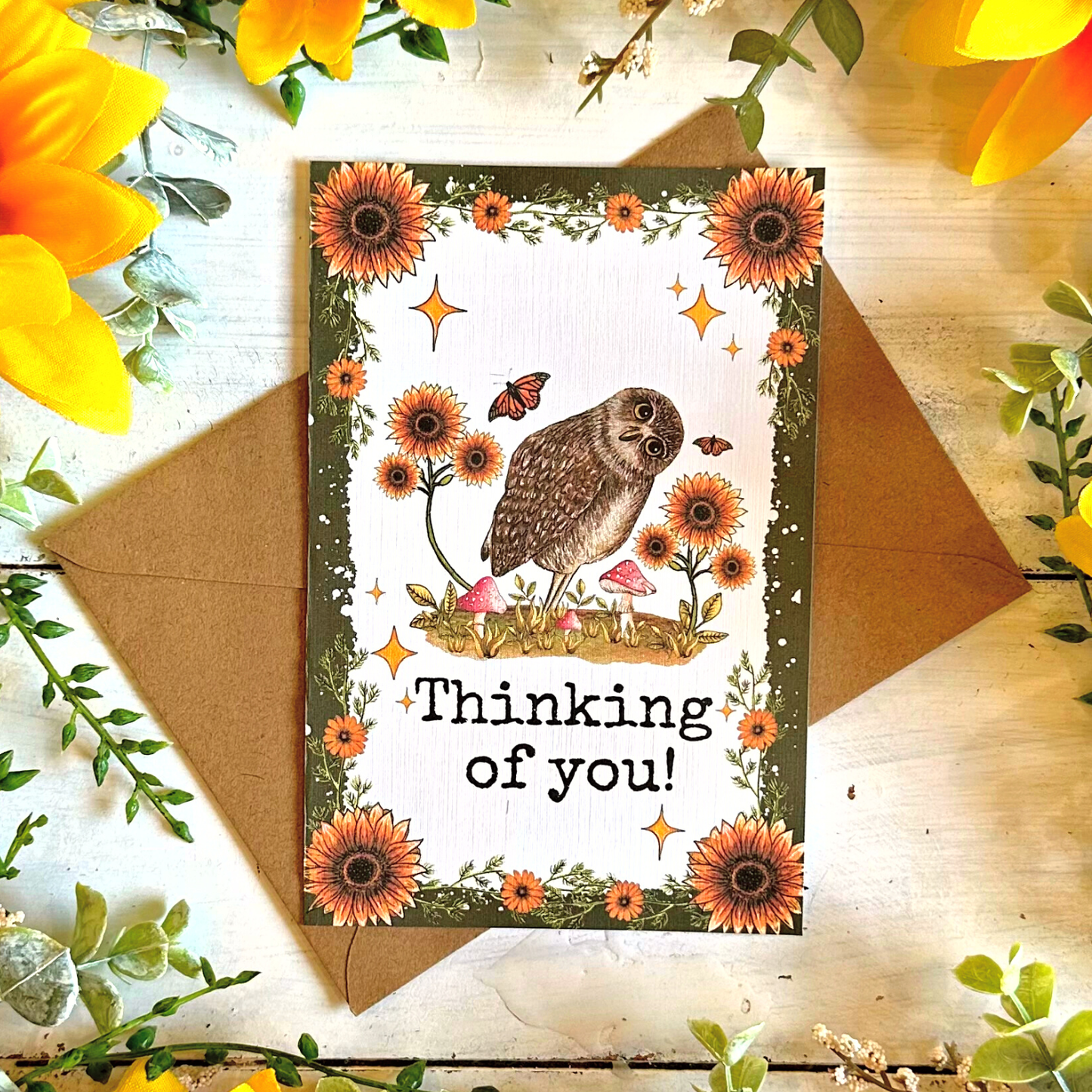 Witchy Owl Friendship Card