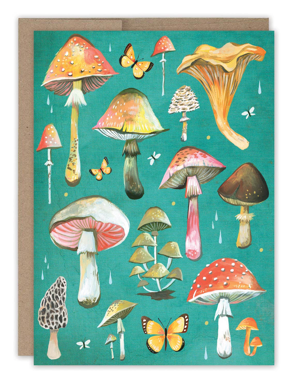 Mushrooms Blank Card