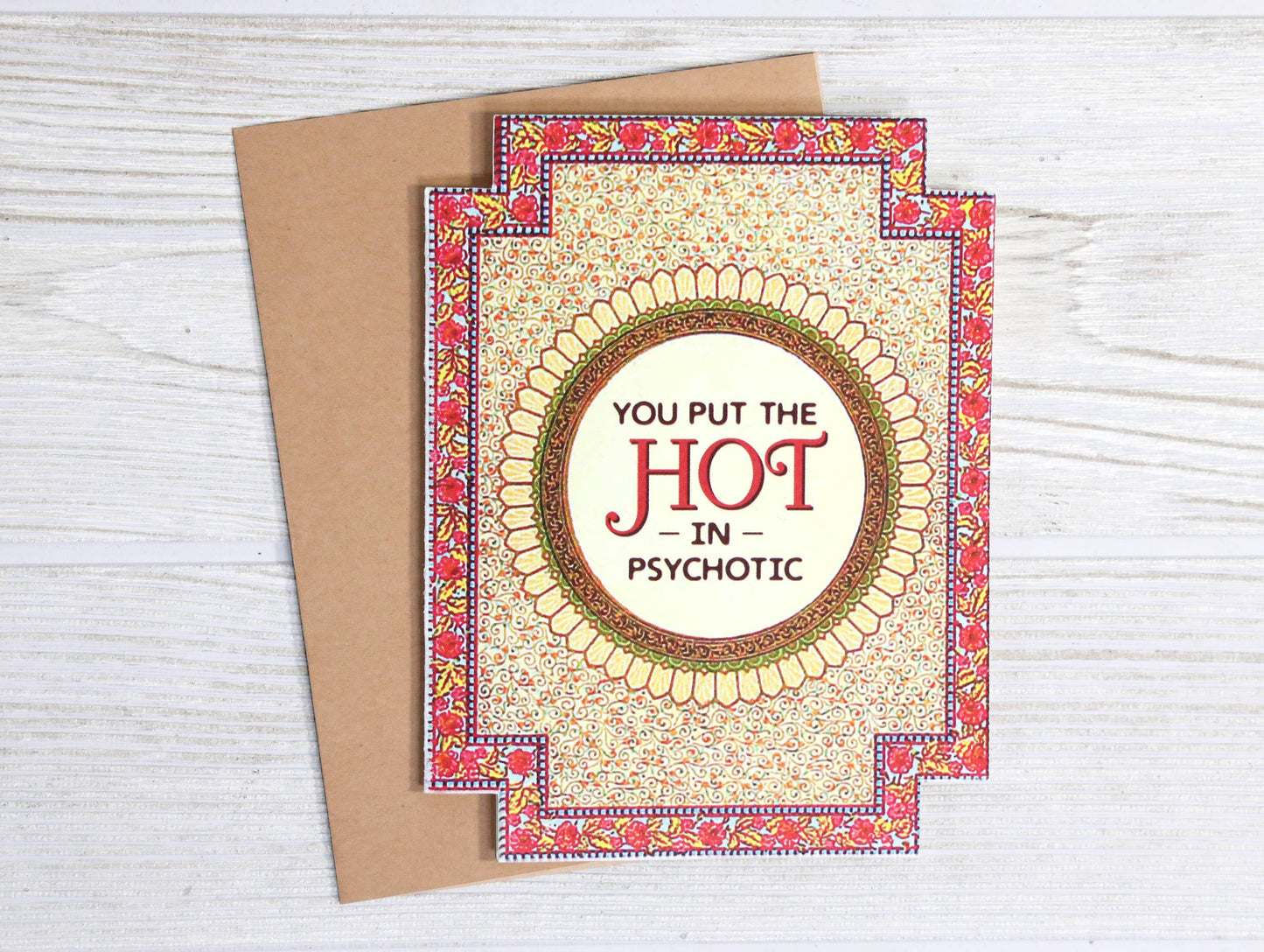 Funny Card - Hot in Psychotic