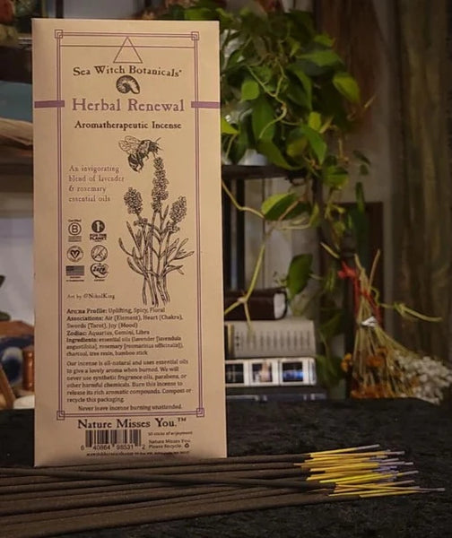 Sea Witch Botanical Incense - Herbal Renewal – Purely Wicked