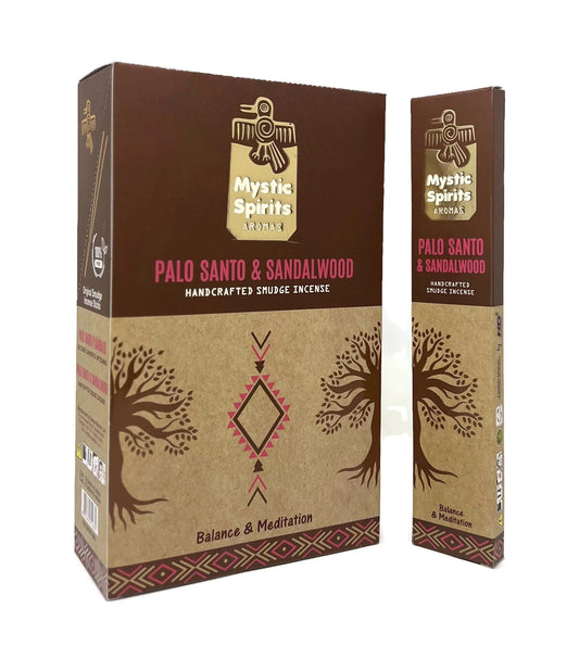 Mystic Spirits Palo Santo + Sandalwood Incense Sticks