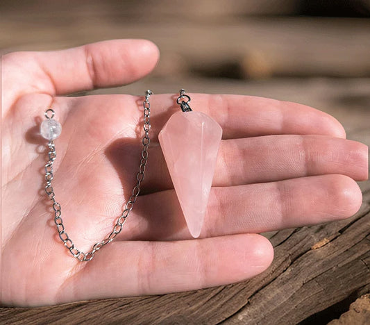 Rose Quartz Hexagonal Pendulum