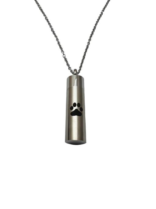 Memorial Keepsake Necklace - Paw Print