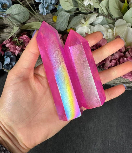 Aura Quartz Points