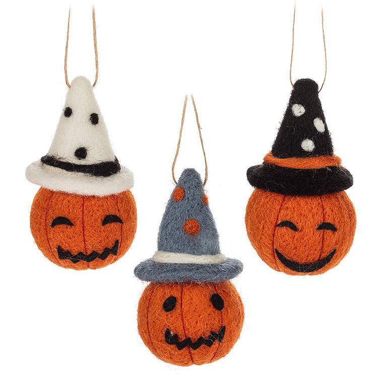 Pumpkin Head Ornaments (Assorted)