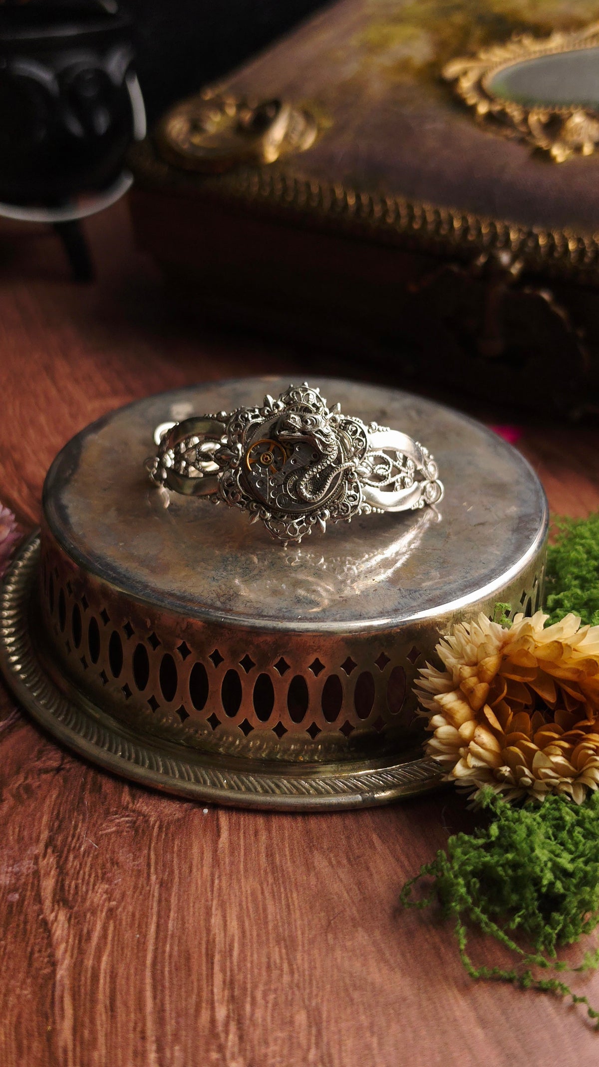 Filigree Dragon Bracelet - Arcane Angel