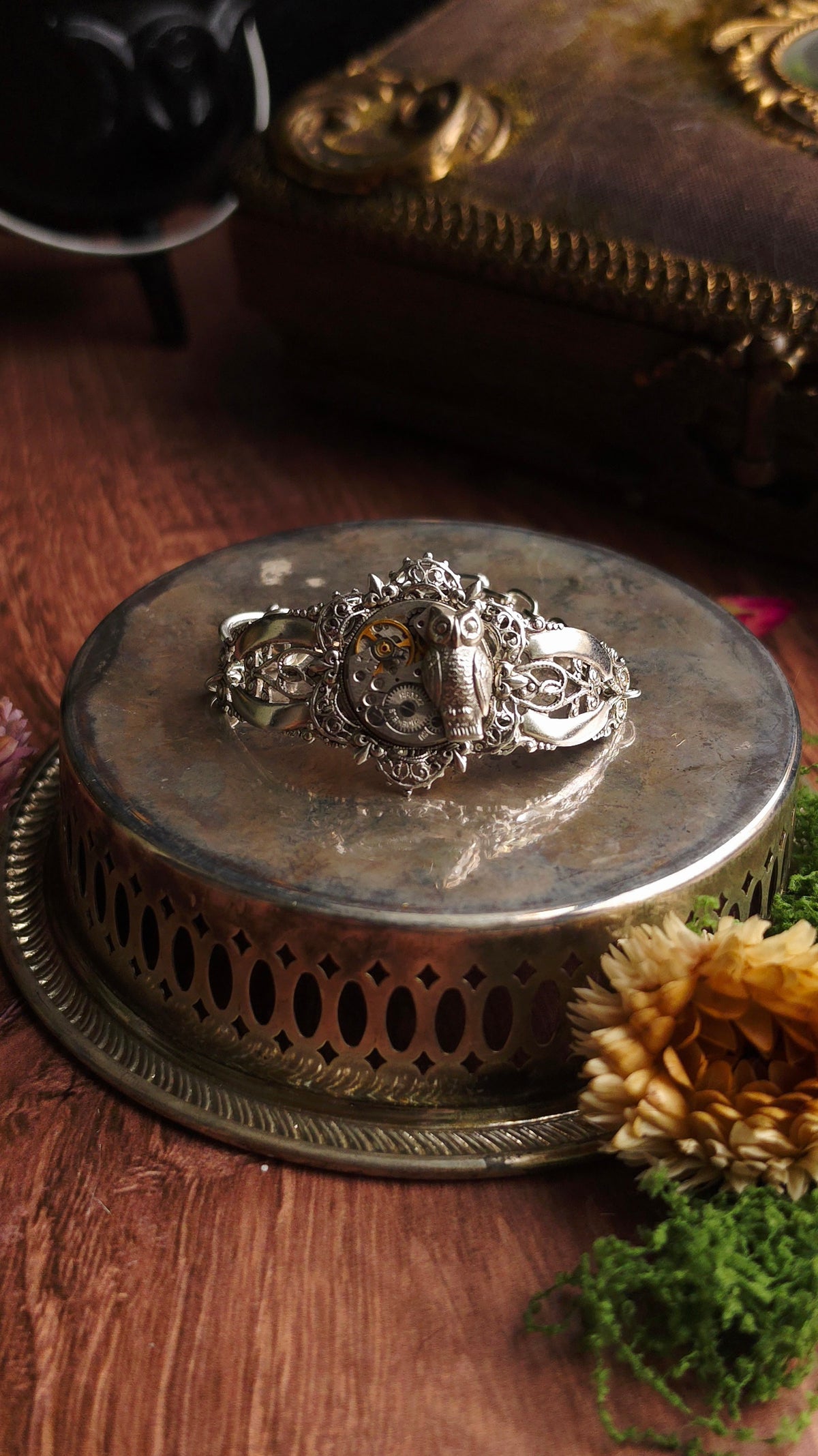 Filigree Owl Bracelet - Arcane Angel