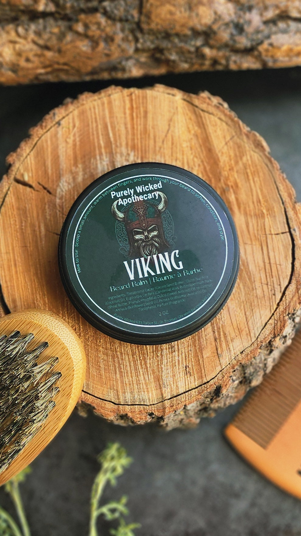 Viking Beard Balm (Creamy Sandalwood + Bergamot)