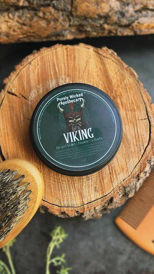Viking Beard Balm (Creamy Sandalwood + Bergamot)
