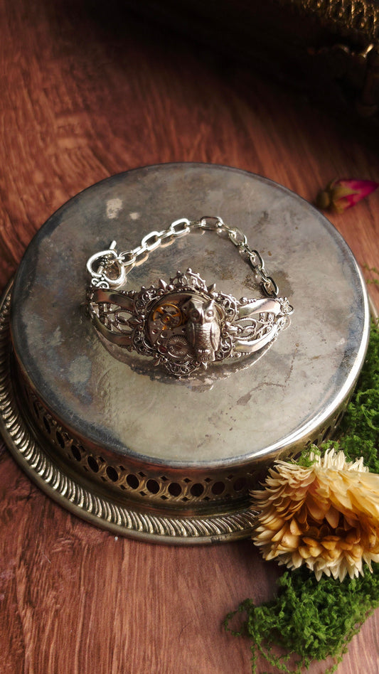 Filigree Owl Bracelet - Arcane Angel