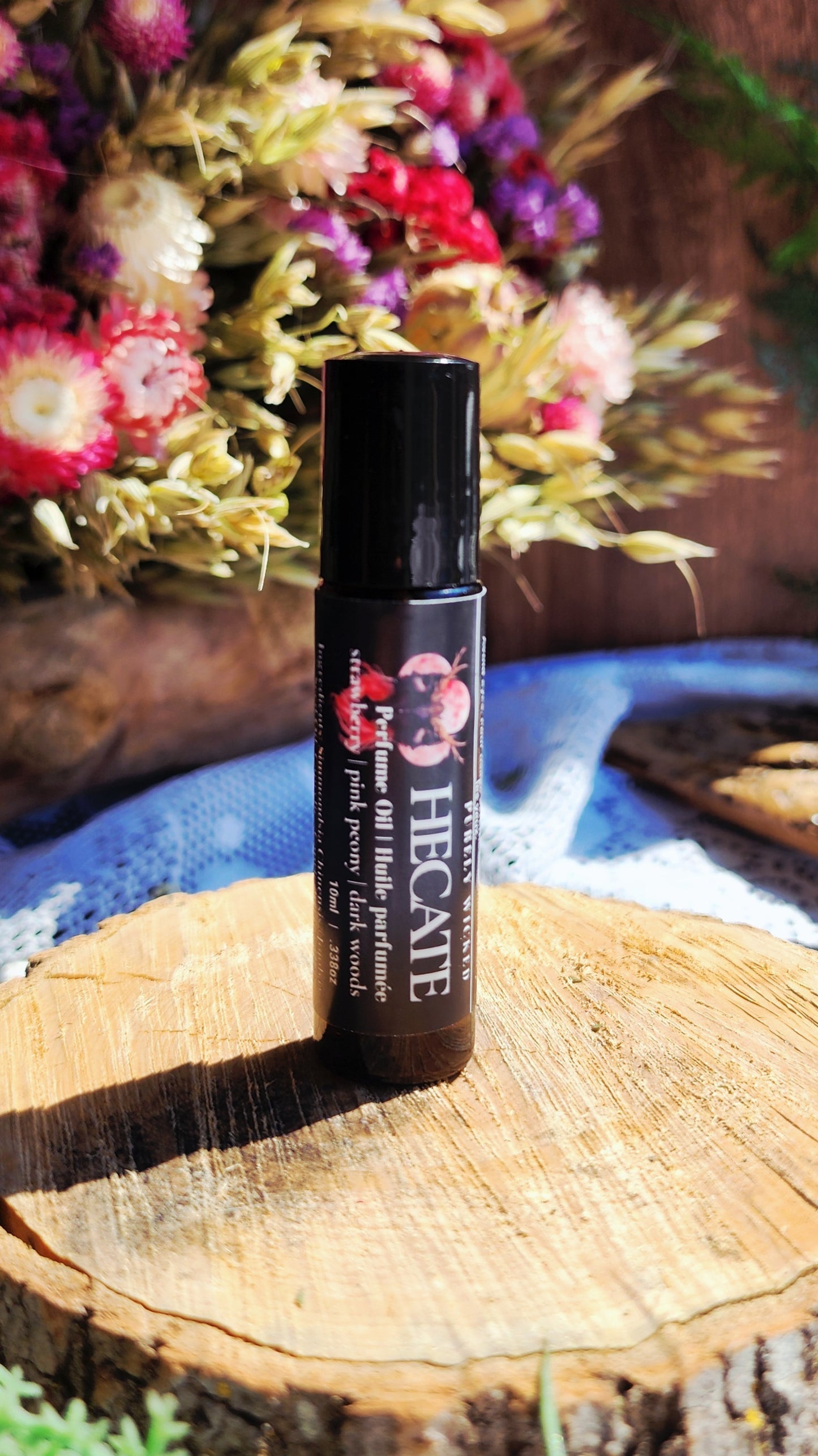 Hecate (Strawberry, Pink Peony, Dark Woods) Perfume Oil