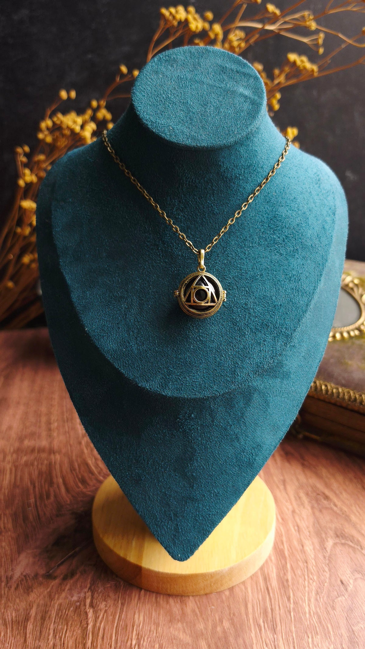 Mystic Chime Locket Necklace - Arcane Angel