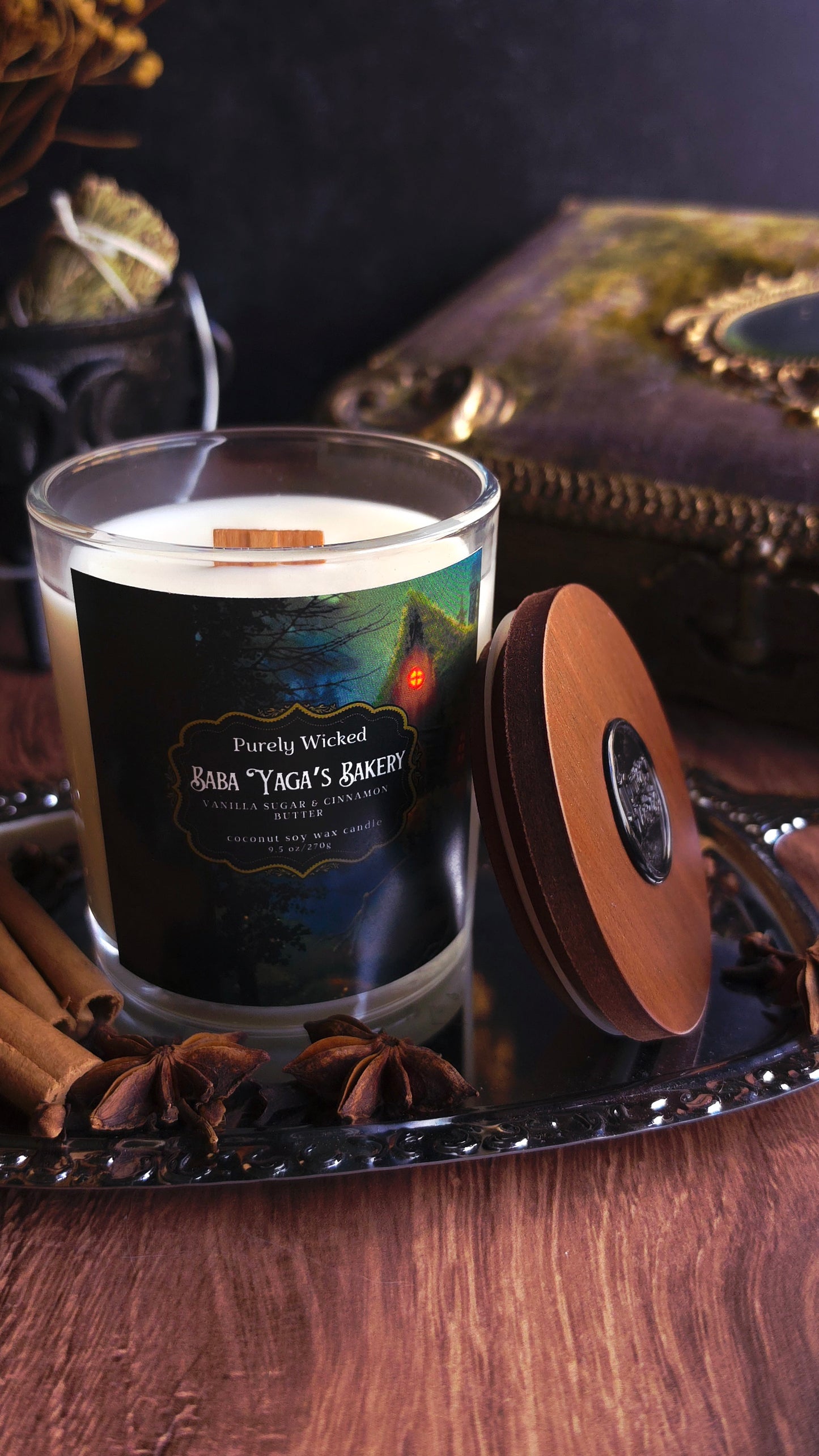 Baba Yaga's Bakery - Fall Collection Wooden Wick Candle