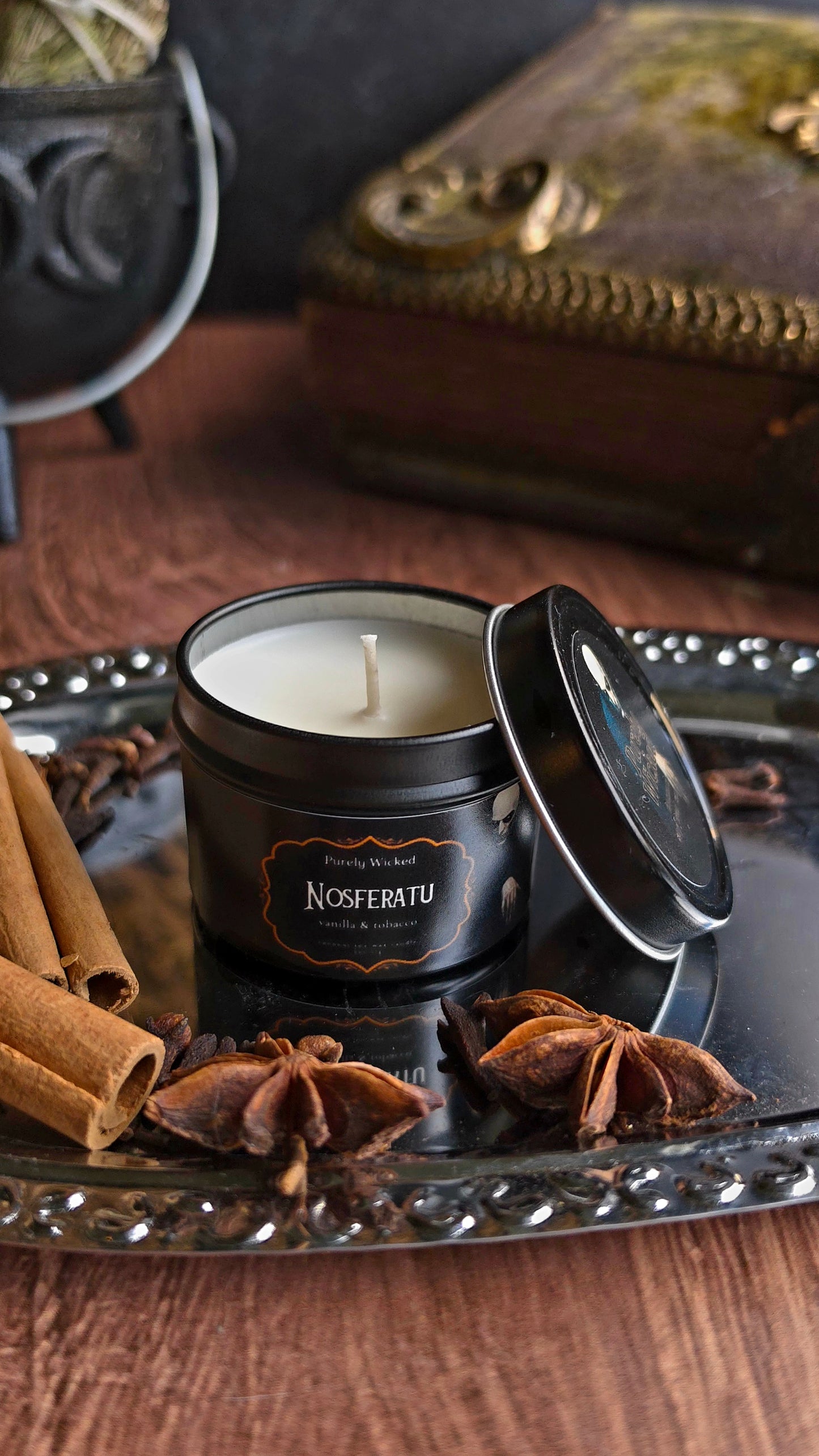 Nosferatu Luxury Soy Candle - Holiday Candle Collection