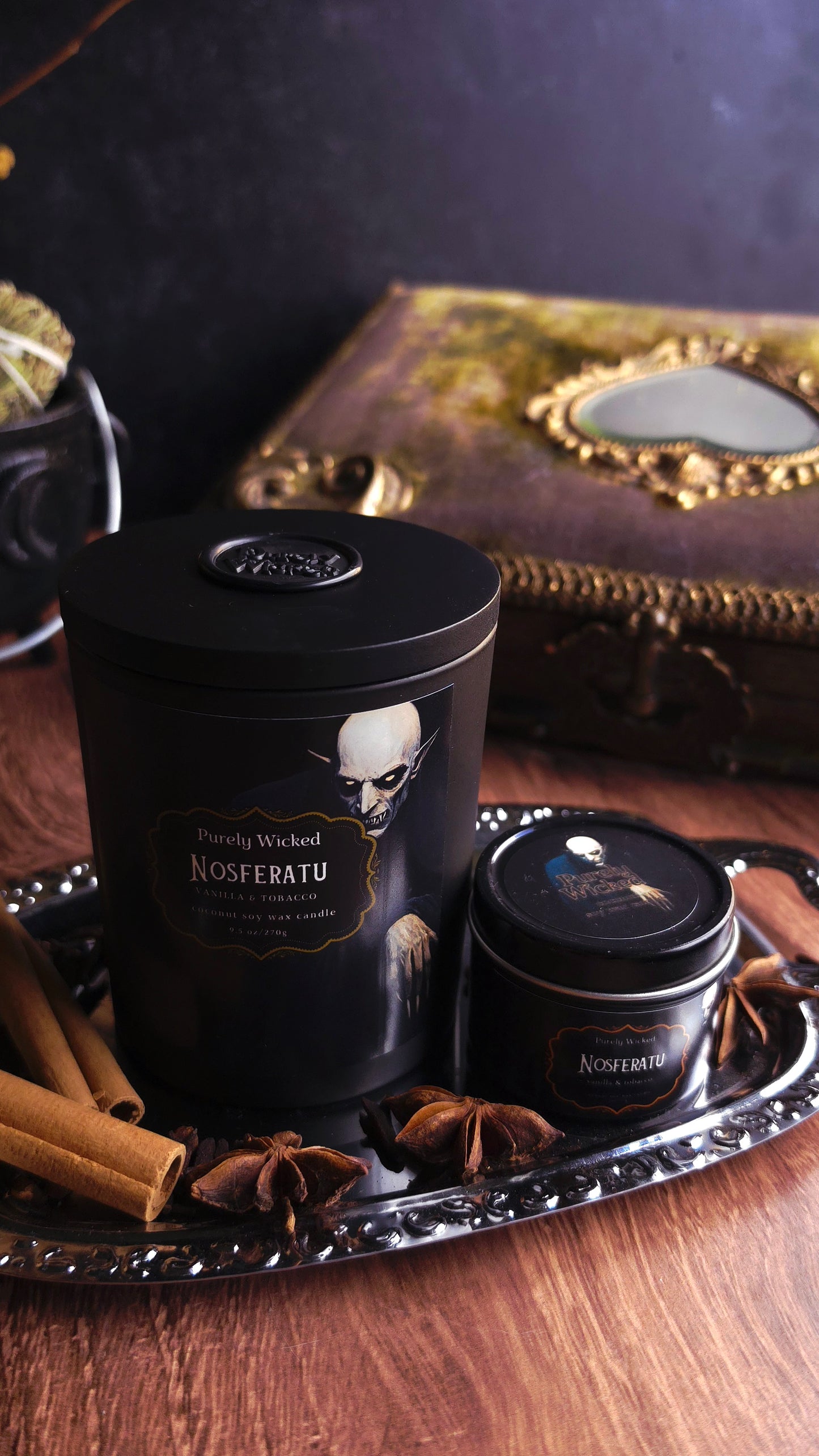 Nosferatu Luxury Soy Candle - Holiday Candle Collection