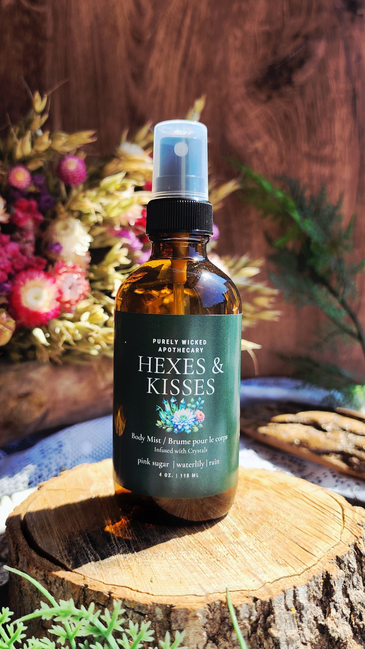 Hexes & Kisses - Crystal Infused Body Mist