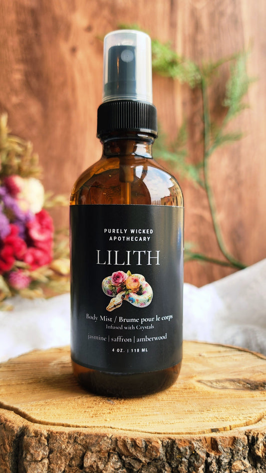 Lilith - Crystal Infused Body Mist NEW!