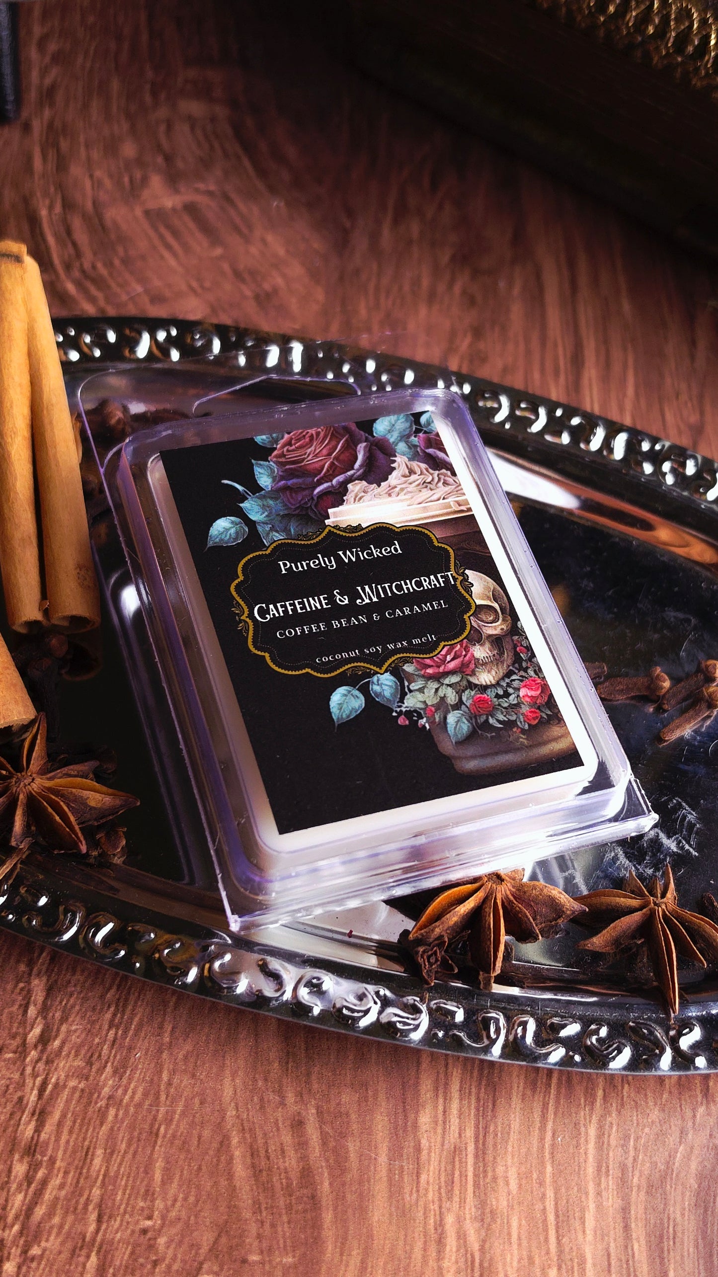 Caffeine & Witchcraft Luxury Soy Candle - Fall Collection