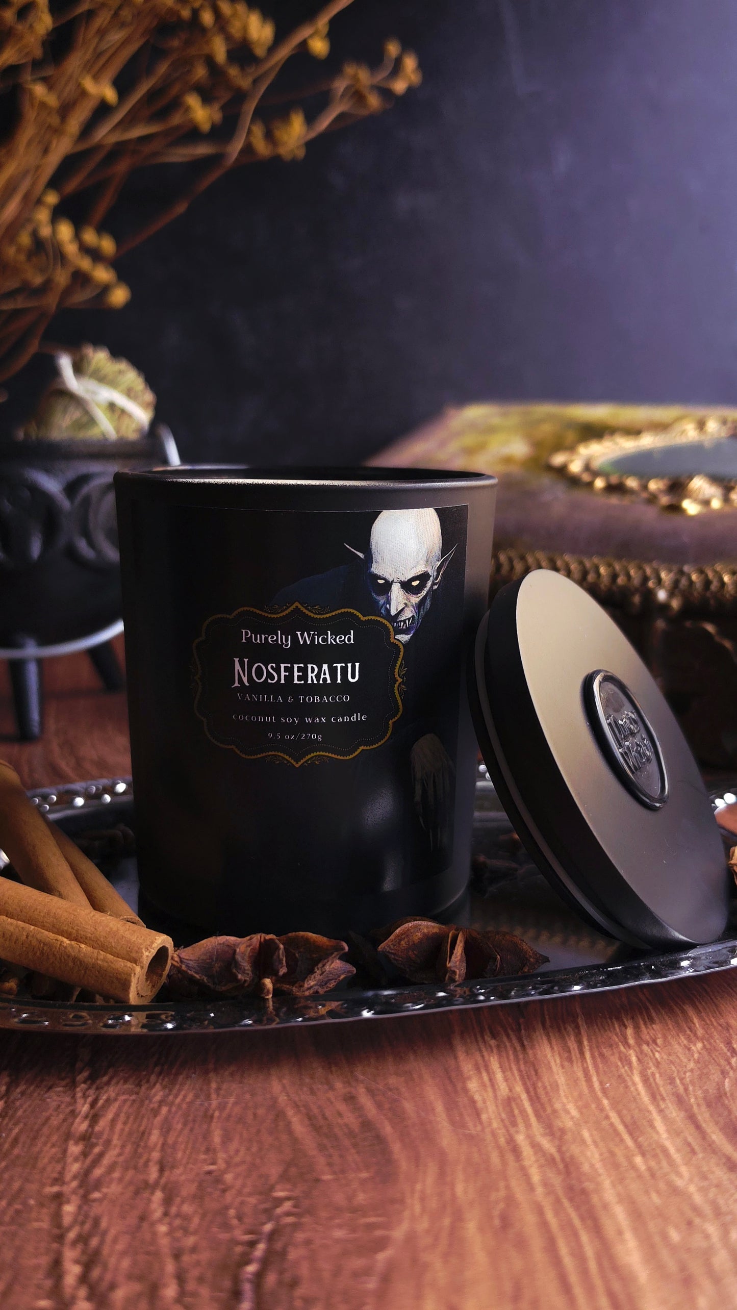 Nosferatu Luxury Soy Candle - Holiday Candle Collection