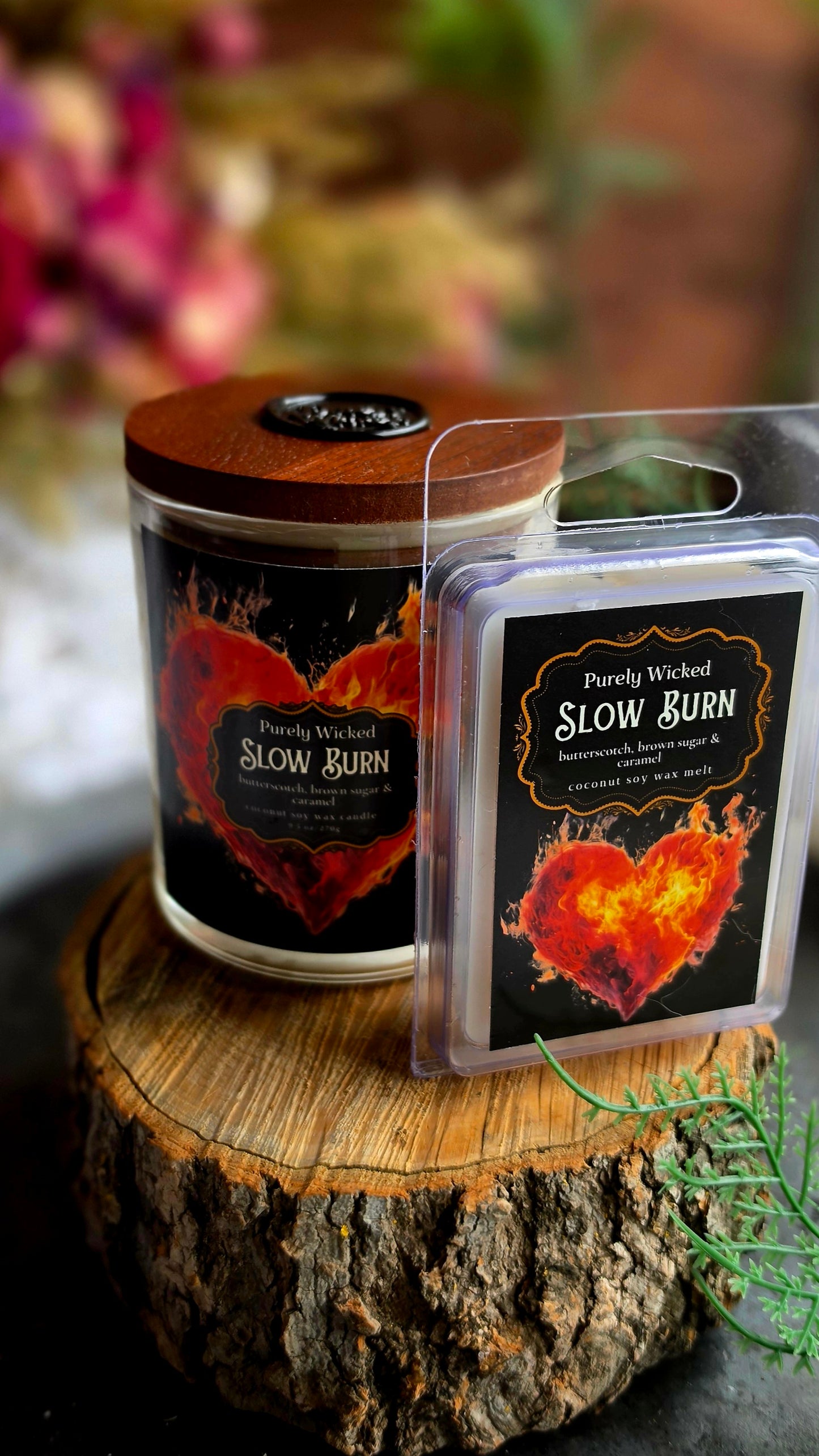 Slow Burn Luxury Candle & Wax Melts - Dark Romance Collection NEW!