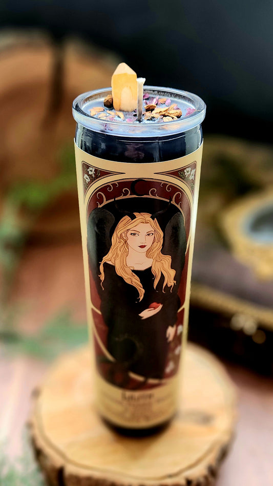 NEW! Lilith - Goddess Pillar Prayer Candle