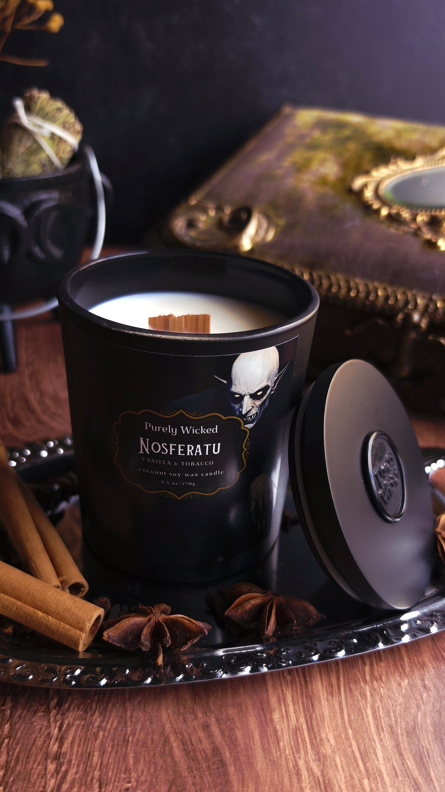 Nosferatu Luxury Soy Candle - Holiday Candle Collection
