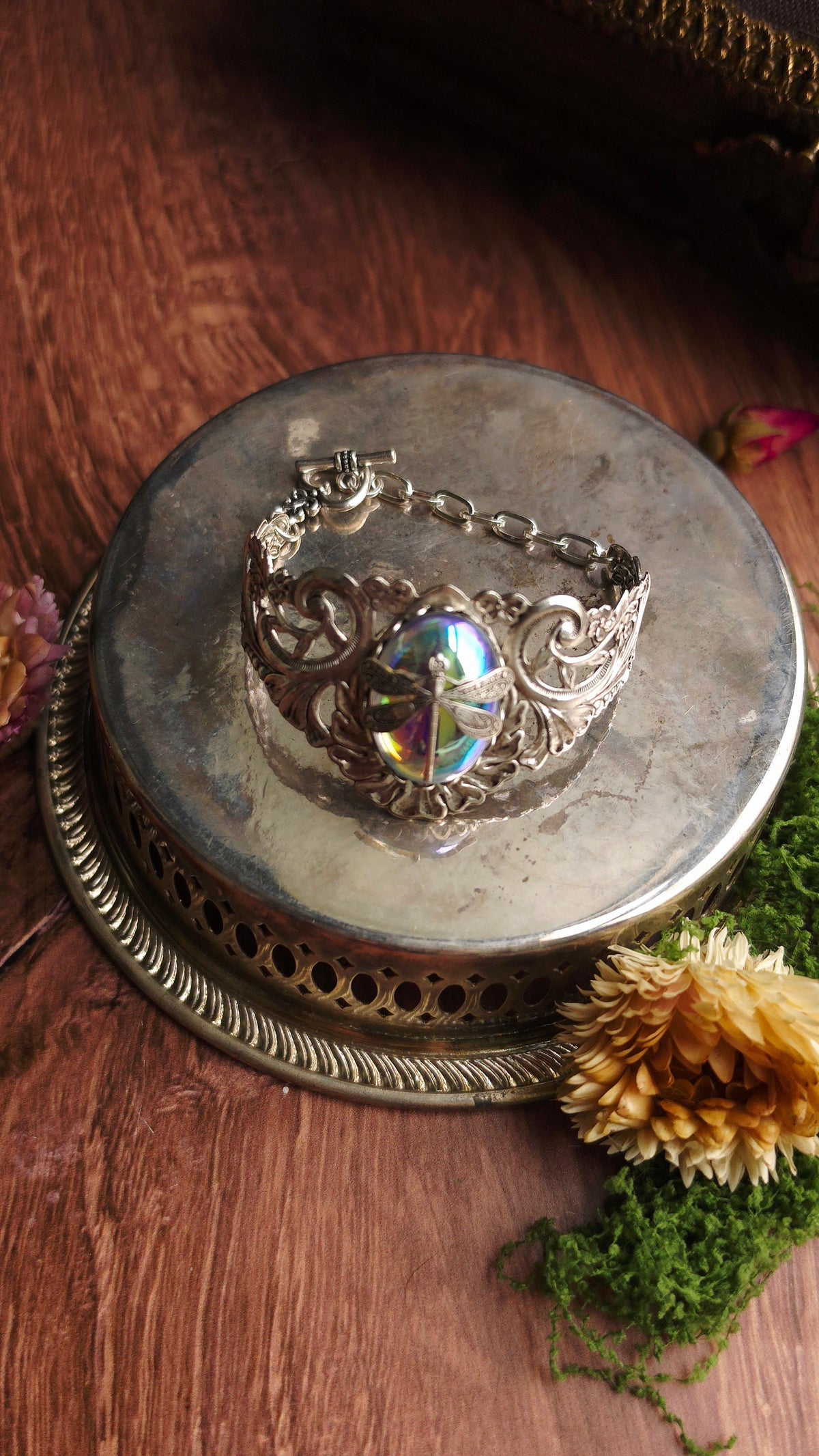 Dragonfly Garden Bracelet - Arcane Angel
