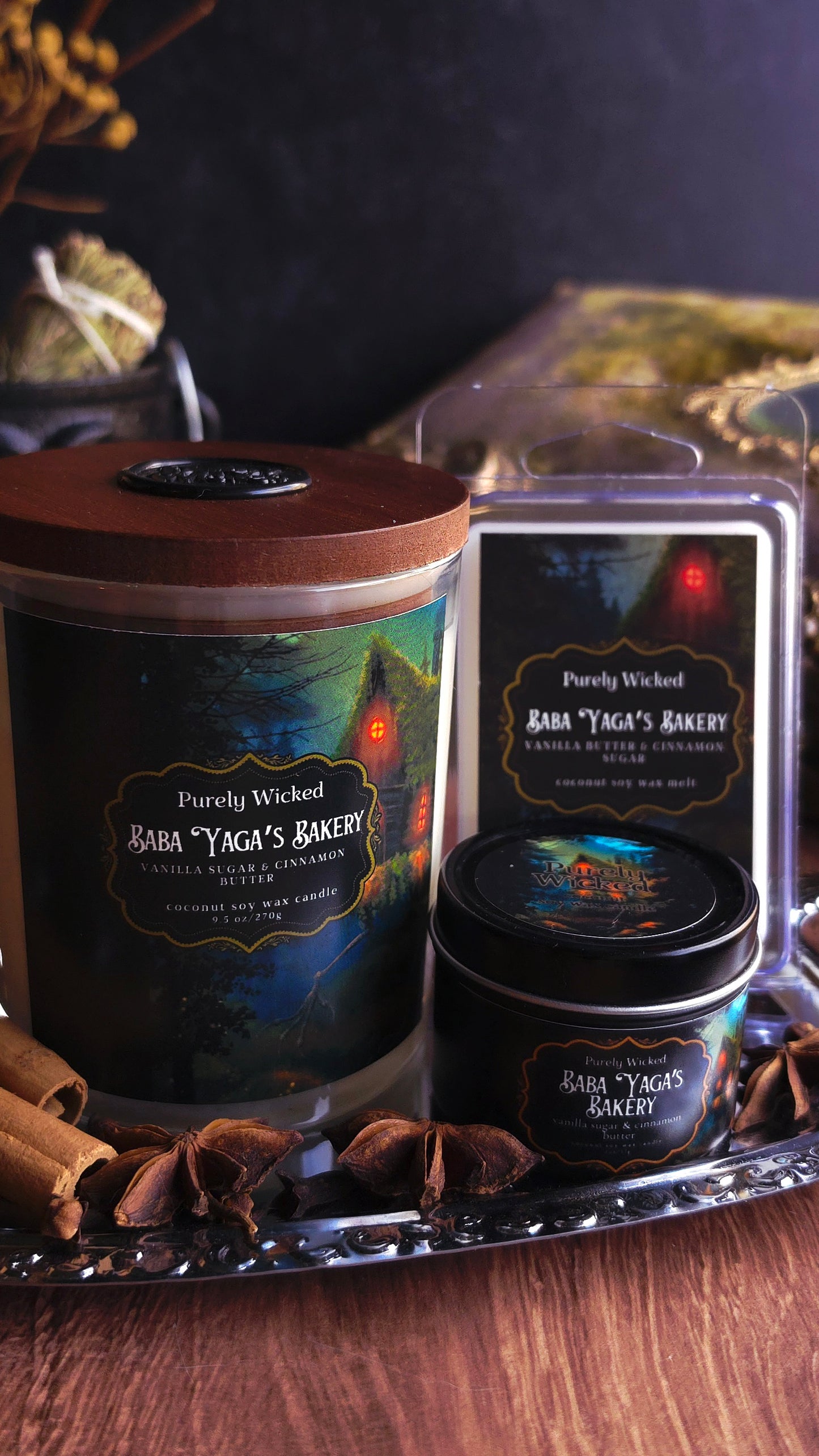 Baba Yaga's Bakery - Fall Collection Wooden Wick Candle
