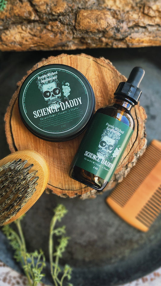 Science Daddy (Rain + Bergamot) Beard Balm