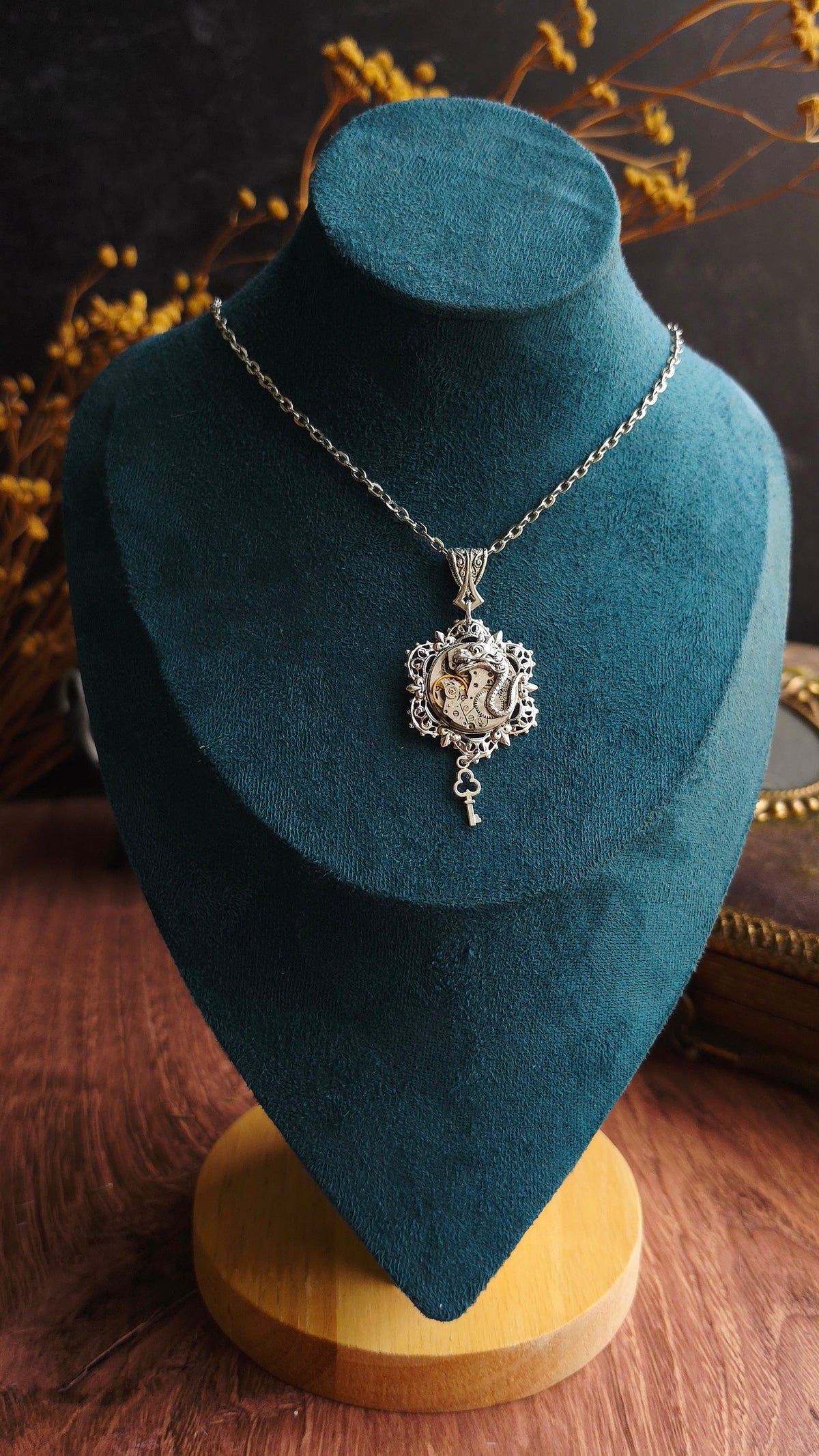 Filigree Dragon Necklace - Arcane Angel