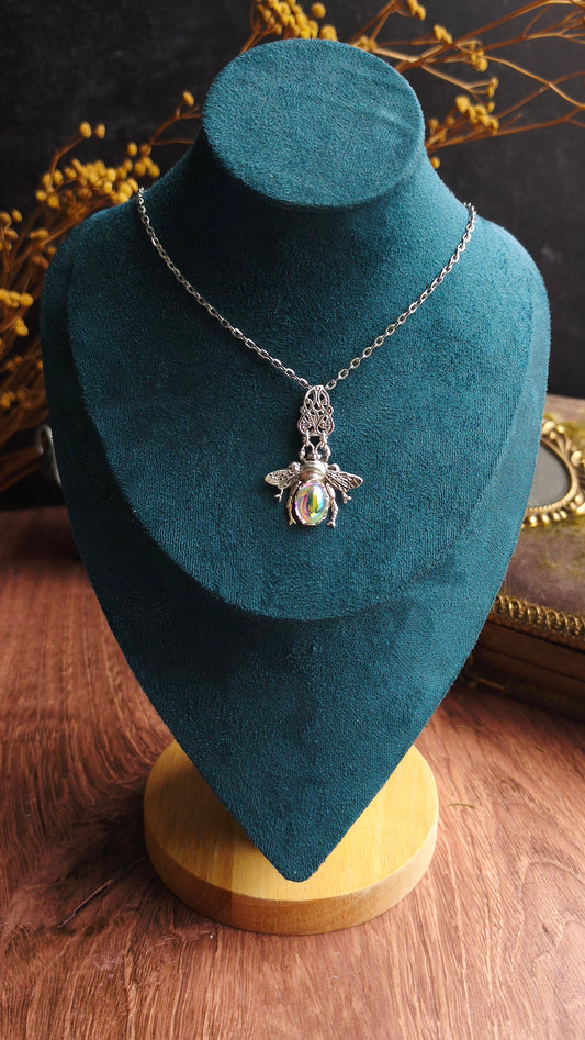Glitter Bee Necklace - Arcane Angel