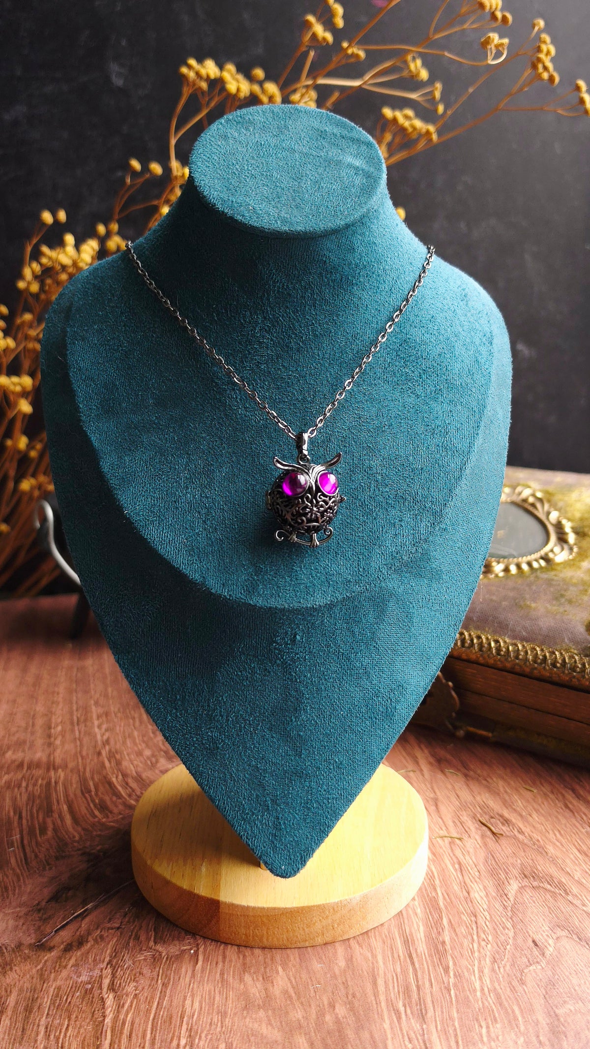 Mystic Chime Locket Necklace - Arcane Angel